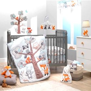 Bedtime Originals Woodland Friends 3Piece Crib Bedding Set, Multicolor